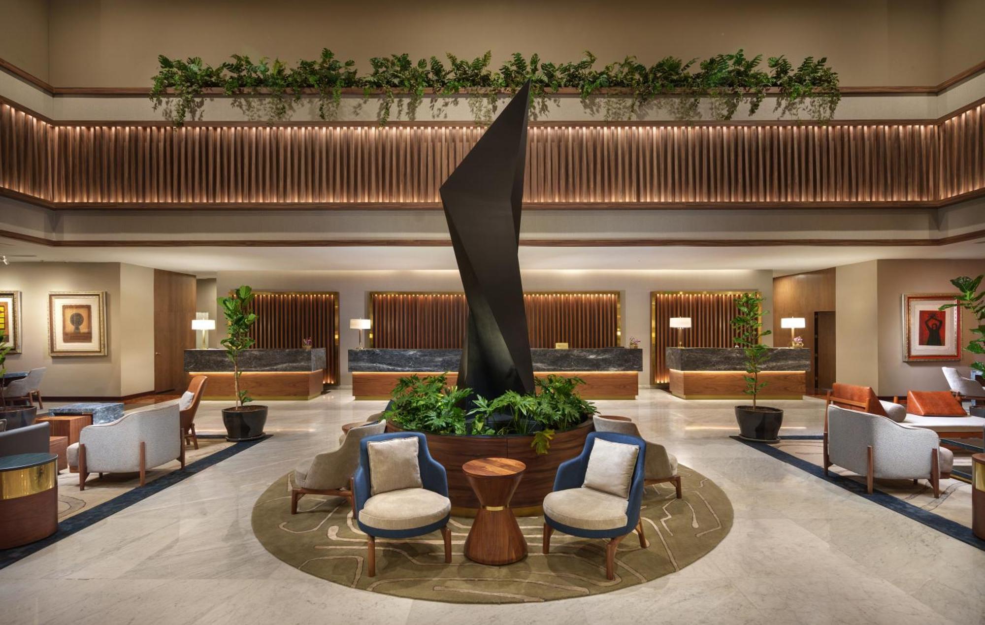Presidente Intercontinental Mexico City By Ihg Exteriér fotografie The lobby of the hotel